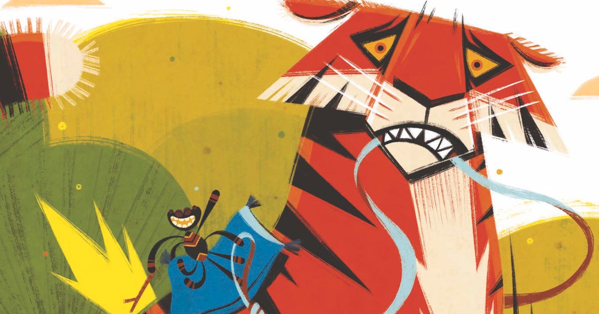 Anansi en de Gulzige Tijger — Jaski en Groenteman