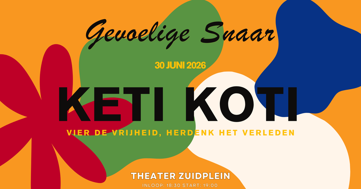 Gevoelige Snaar: Keti Koti — House Of Carrot