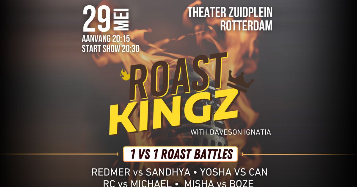 Roast KingZ — Kijk Je Kop presents Roast Kingz