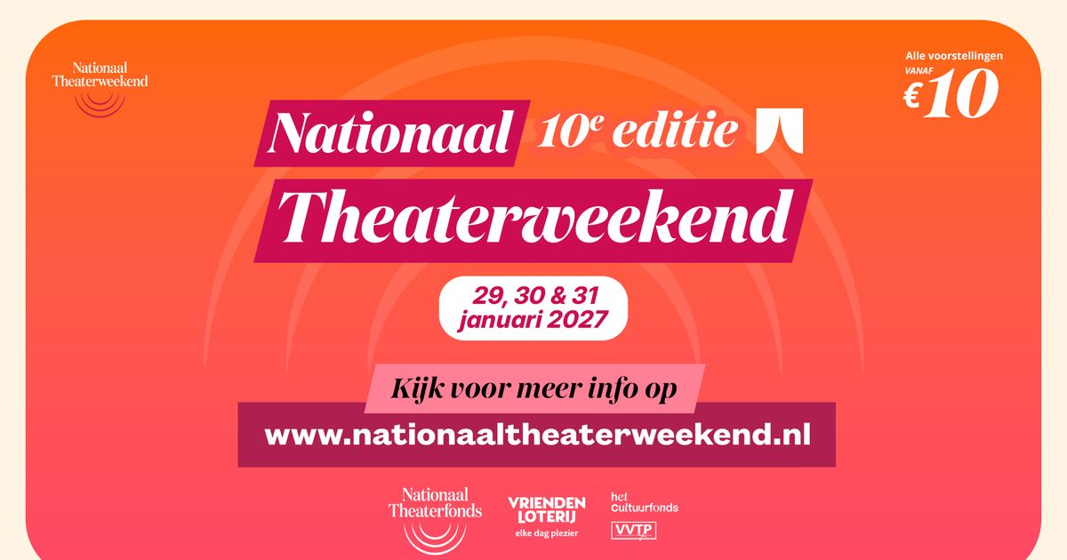 Blind-date — Nationaal Theaterweekend 2027